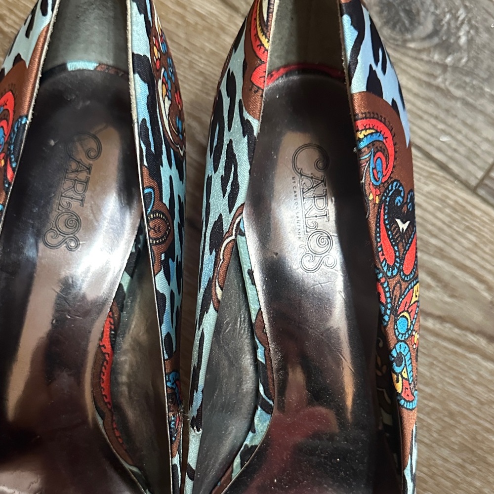 Carlos by Carlos Santana Multicolor Floral Heels - Picture 2 of 5